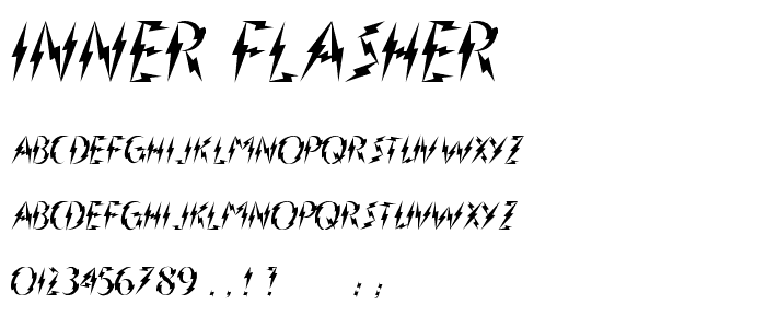Inner Flasher font